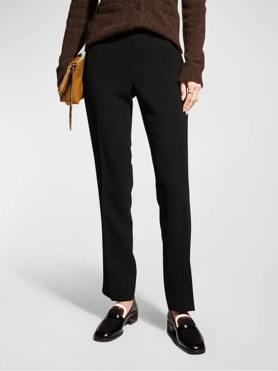 Lafayette 148 New York Pants - Lafayette 148 New York Bleeker Wool Black Trousers Sz 16